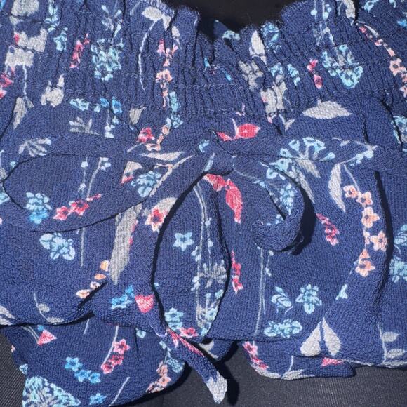 NWOT Ava & Yelly Multicolor Lined Chiffon Floral Blouson Dress Junior Size 16 - Picture 5 of 6